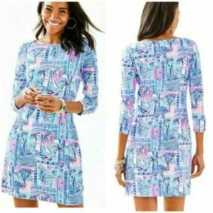 Lilly Pulitzer UPF 50+ Sophie Dress in Whisper Blue
